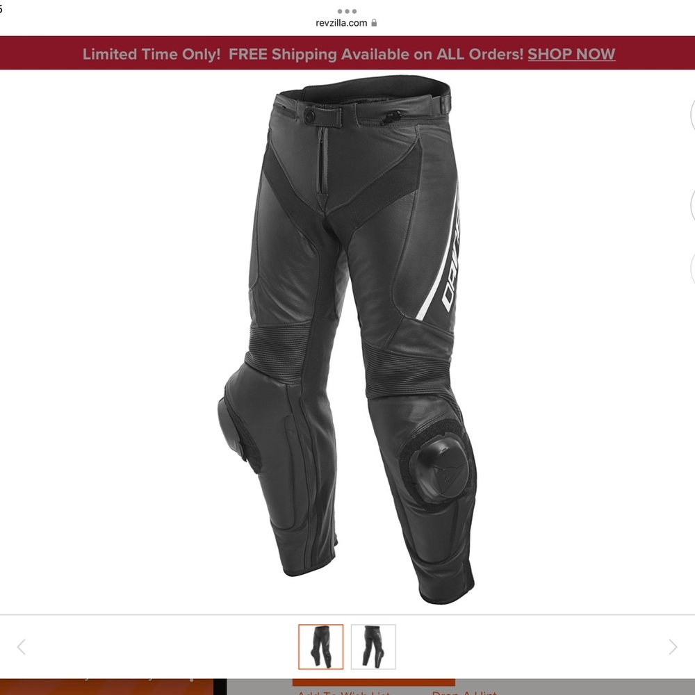Dainese Delta 3 Leather Pants